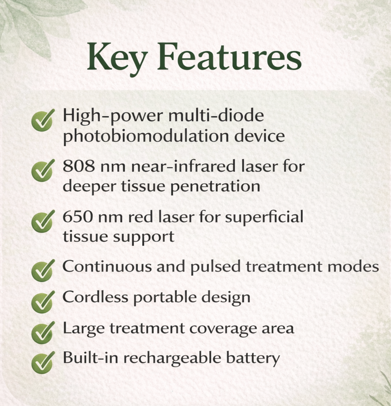 Lascure Pro Laser | Class 4 Photobiomodulation Therapy Device 2300mW
