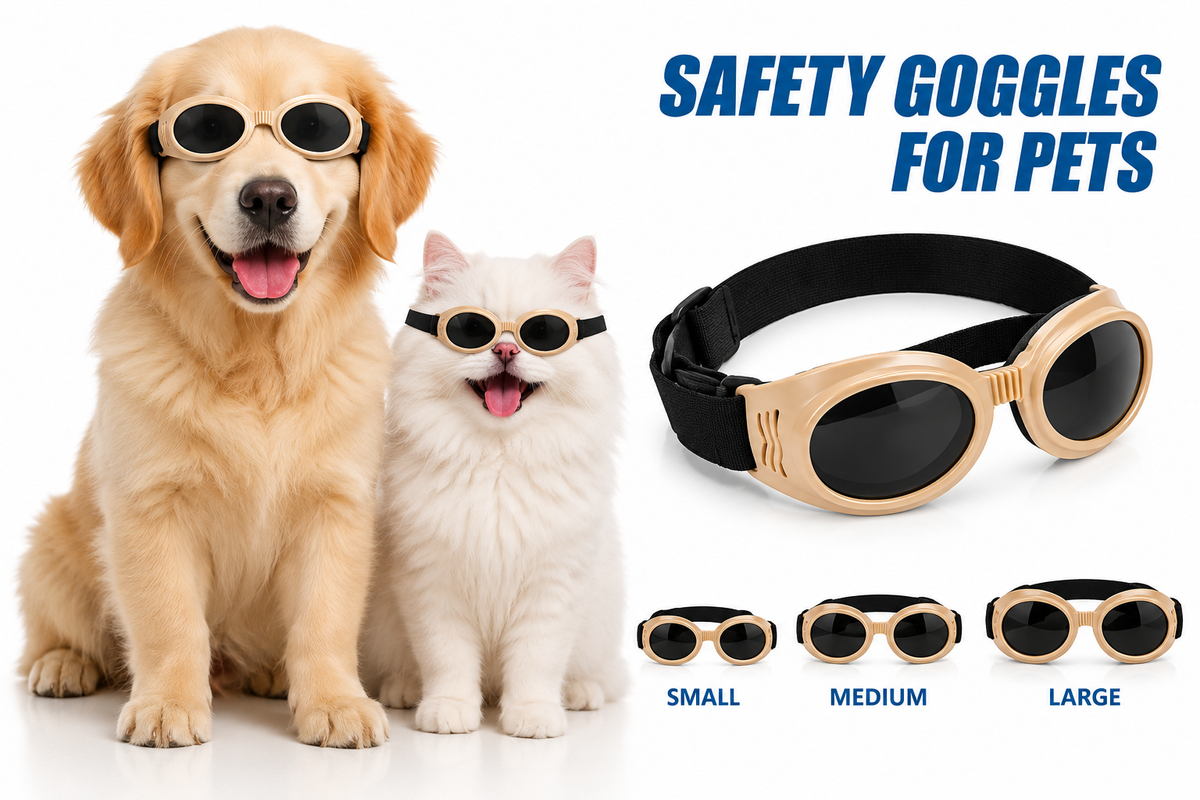 Canine Laser Safety Goggles – 3-Size Set
